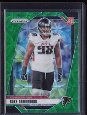 2024 Panini Prizm Green Scopes - #386 Ruke Orhorhoro Rookie /75 Atlanta Falcons