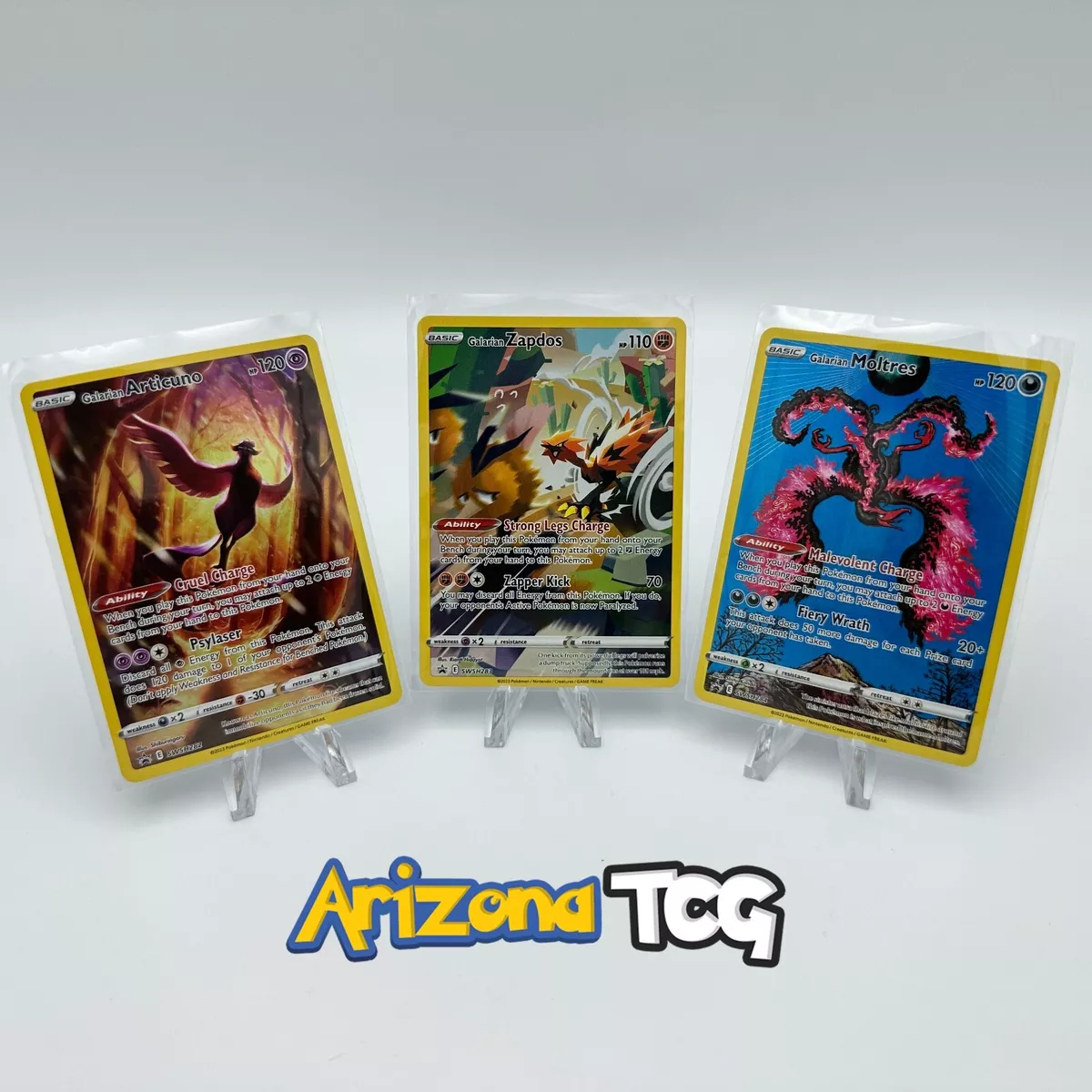 Pokémon TCG: Galarian Articuno, Galarian Zapdos & Galarian Moltres