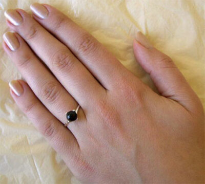 BALTIC HONEY or CHERRY AMBER & STERLING SILVER HANDMADE RING