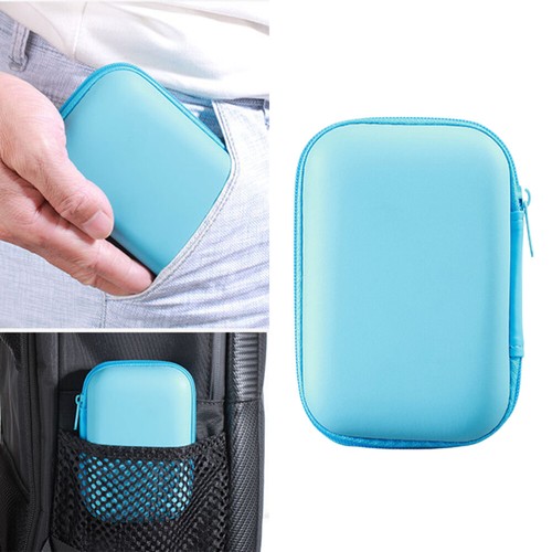 2 Pcs Data Cable Storage Bag Protective Pouch Carry Zipper Hard Disk Case - 第 5/12 張圖片