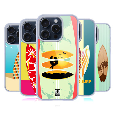 HEAD CASE DESIGNS SURFBOARDS SOFT GEL HANDYHÜLLE FÜR APPLE iPHONE HANDYS