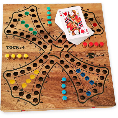 Jeu Tac-Tik En Bois – Stratégie Et Cartes – 2 à 8 Joueurs – Made In France