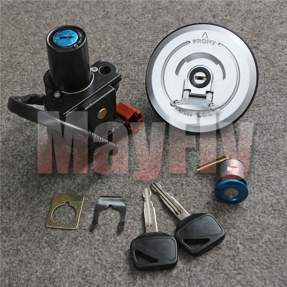 Juego de llaves de bloqueo de interruptor de encendido apto para Honda CBR500R / RA 2013-2015 Foto 3 de 4