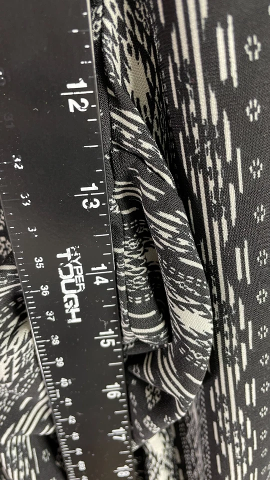 Pantalones Palazzo MAURICES para mujer talla 2 negros tejidos de viaje pierna ancha. Foto 3 de 4