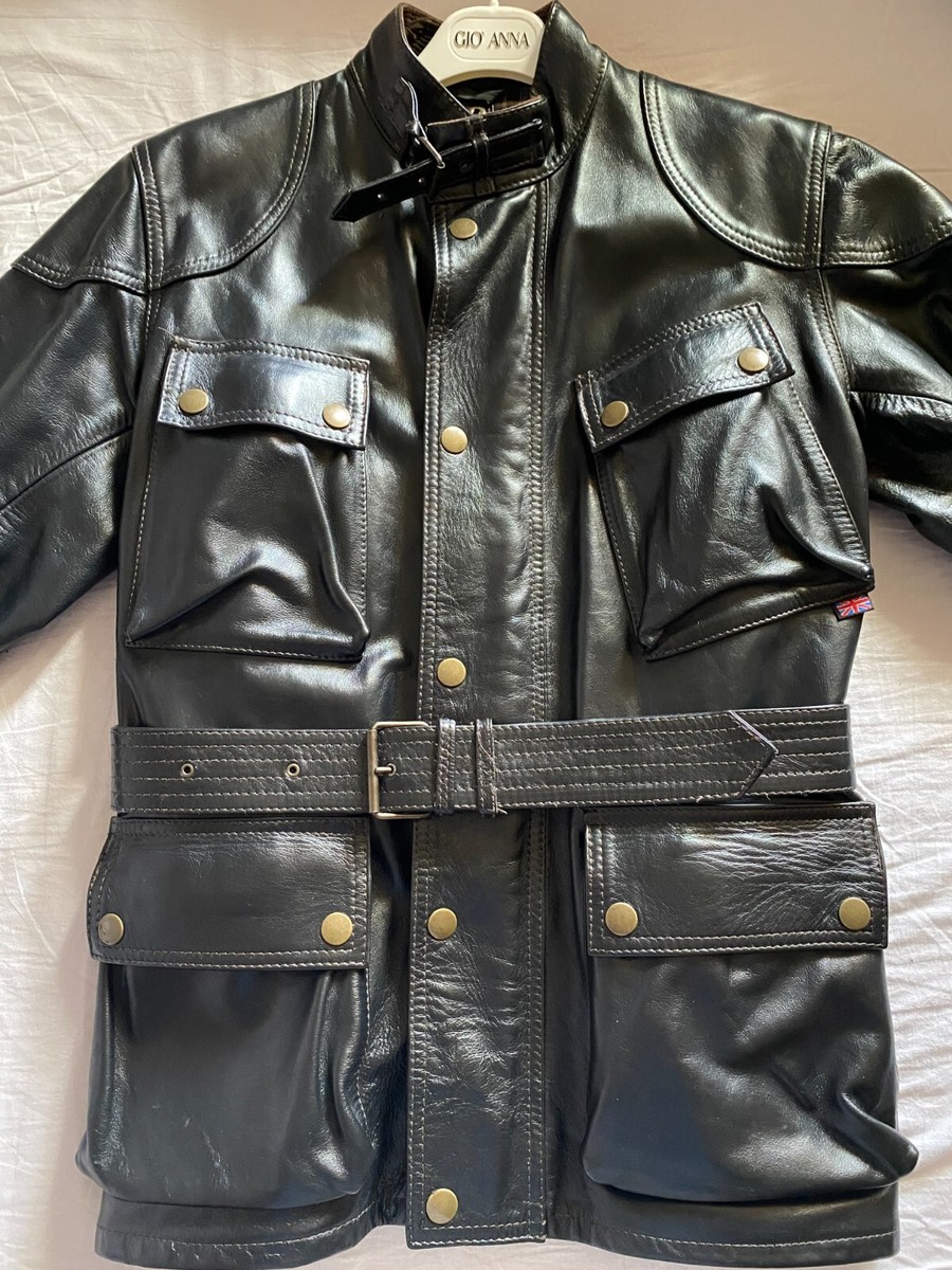 Belstaff Cougar Belstaff Pelle Usato Giubbotti In Pelle Belstaff