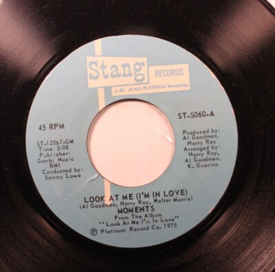 Soul Nm! 45 Moments - Look At Me (I'M In Love) / You'Ve Come A Long Way On Stang