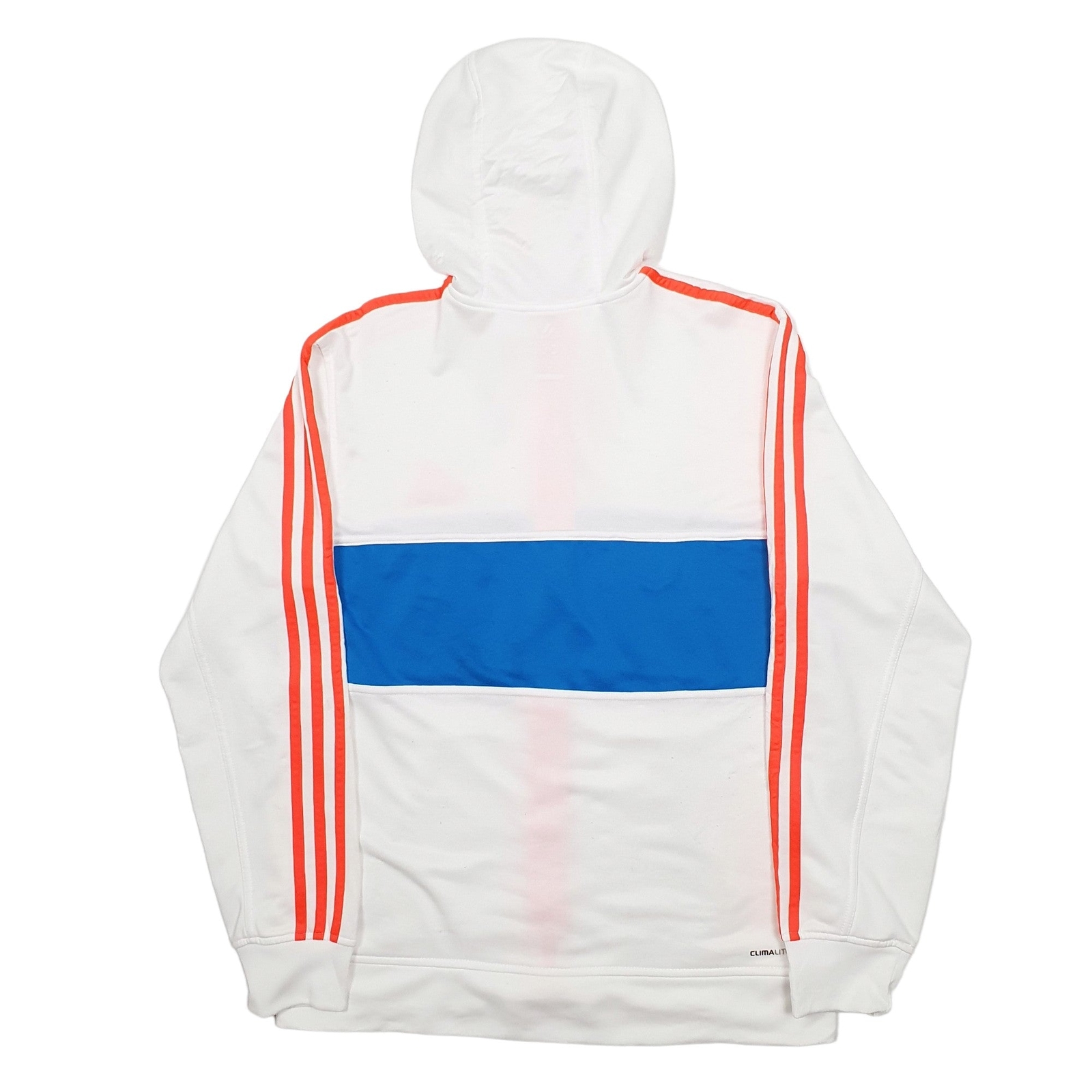 ADIDAS Full Zip Climalite Cotton Jumper Sweatshirt Mens M image 4