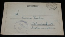 Feldpost-Reservelazarett/Weisenhaus-Esslingen/Neckar-17.3.1943