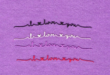 I LOVE YOU  4 die cuts scrapbook cards