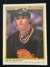 1990-91 O-Pee-Chee Premier Petr Nedved #81 Rookie RC OPC Hockey Card