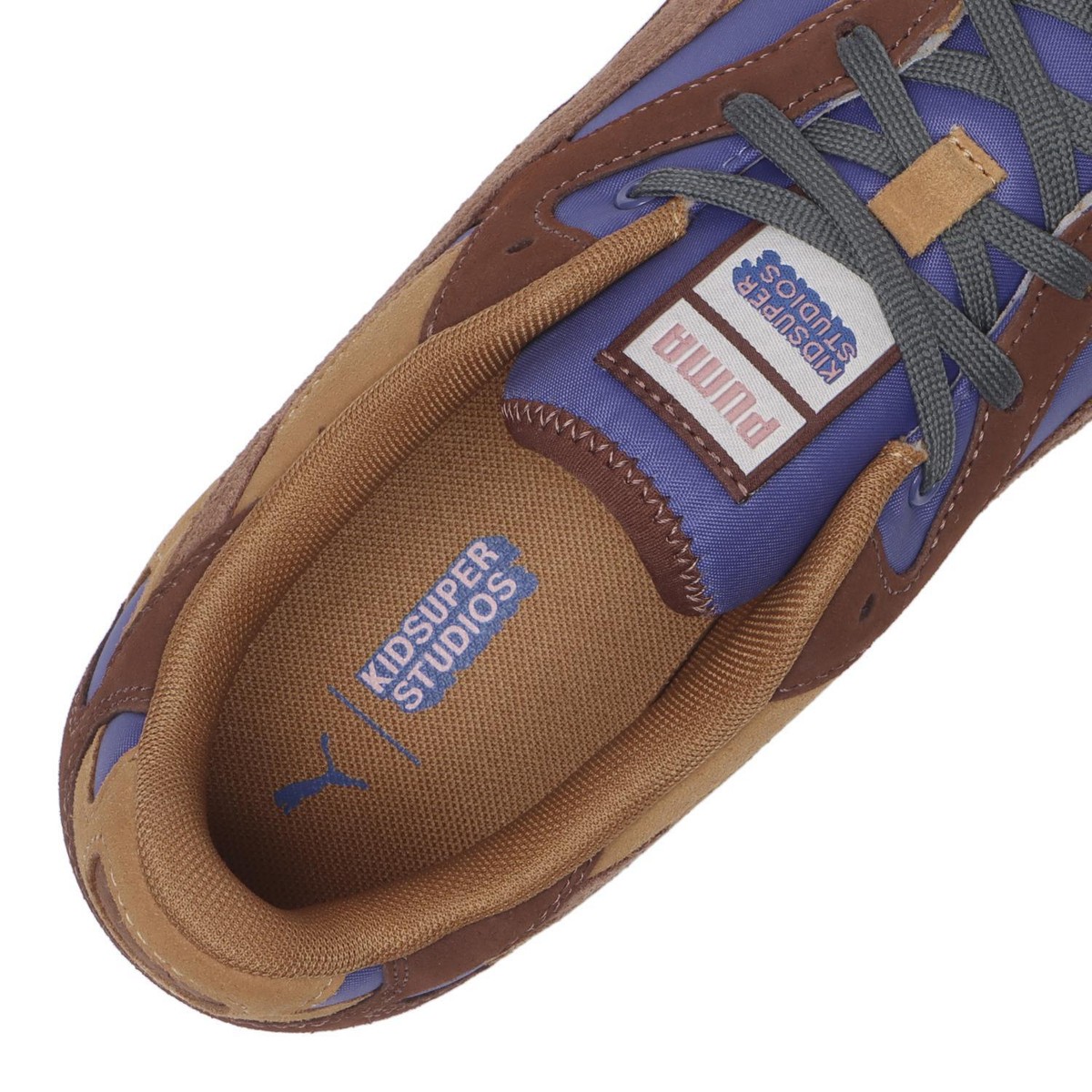 スニーカー PUMA Easy Rider Kid Super Chocolate Tart Brown Mushroom 3994 399423-02 KidSuper Puma Easy Rider Chocotart Brown Mushroom