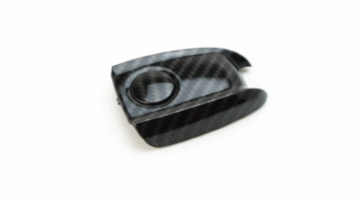Gloss Black Carbon Pattern Key Fob Back Panel Cover For Alfa Romeo Giulia & Stelvio – Smart Key Shell