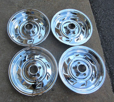15 Set Of 4 Chrome Skins 1994-2002 Mazda B-2300-2500-3000 11 Hole Steel Rims