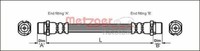 Metzger 4112828 Bremsschlauch FüR Opel