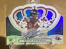 MINT! 2020 Crown Royale Chronicles Devin Duvernay /25 Pink Die-Cut Rookie Auto