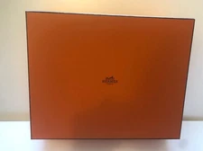 ❤️ ORIGINAL HERMÈS EMPTY GIFT BOX, LGE, ORIGINAL TISSUES, SOFT PAD, SHOE INSERTS