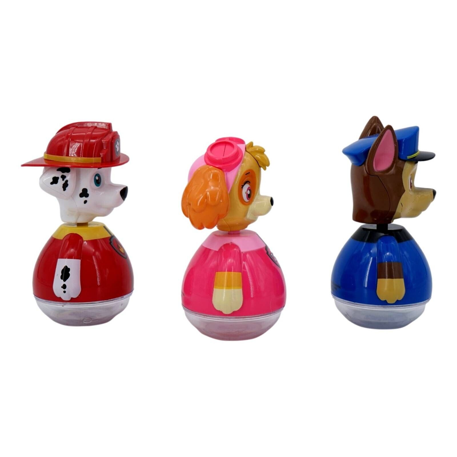 Set of 6 paw patrol weebles wobble toys cheap