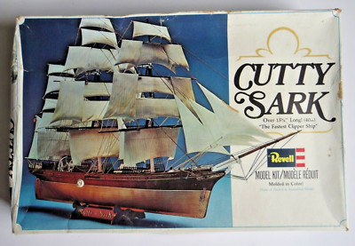 Revell Cutty Sark ''Clipper Ship'' 15'' Long #5401 Model Kit Open Box 1979?