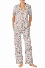 NEW Room Service Vienna Knit 2 PC PJ Set In Oopsy Daisy - Women's Medium