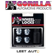 Gorilla Open End Wheel Locks 12mm X 1.50 1316 Hex 21mm Bulge Acorn 78631n