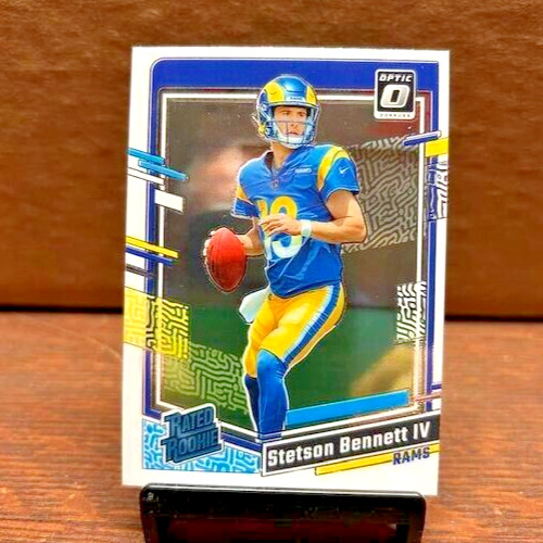 2023 Panini Donruss Optic - Rated Rookie Holo Prizm #267 Stetson Bennett (RC)