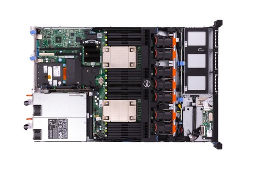 DELL POWEREDGE R630 8 x 2.5'' | 2X E5-2680V4 128GB RAM IDRAC ENT & NDC 495W PSU - Picture 4 of 5