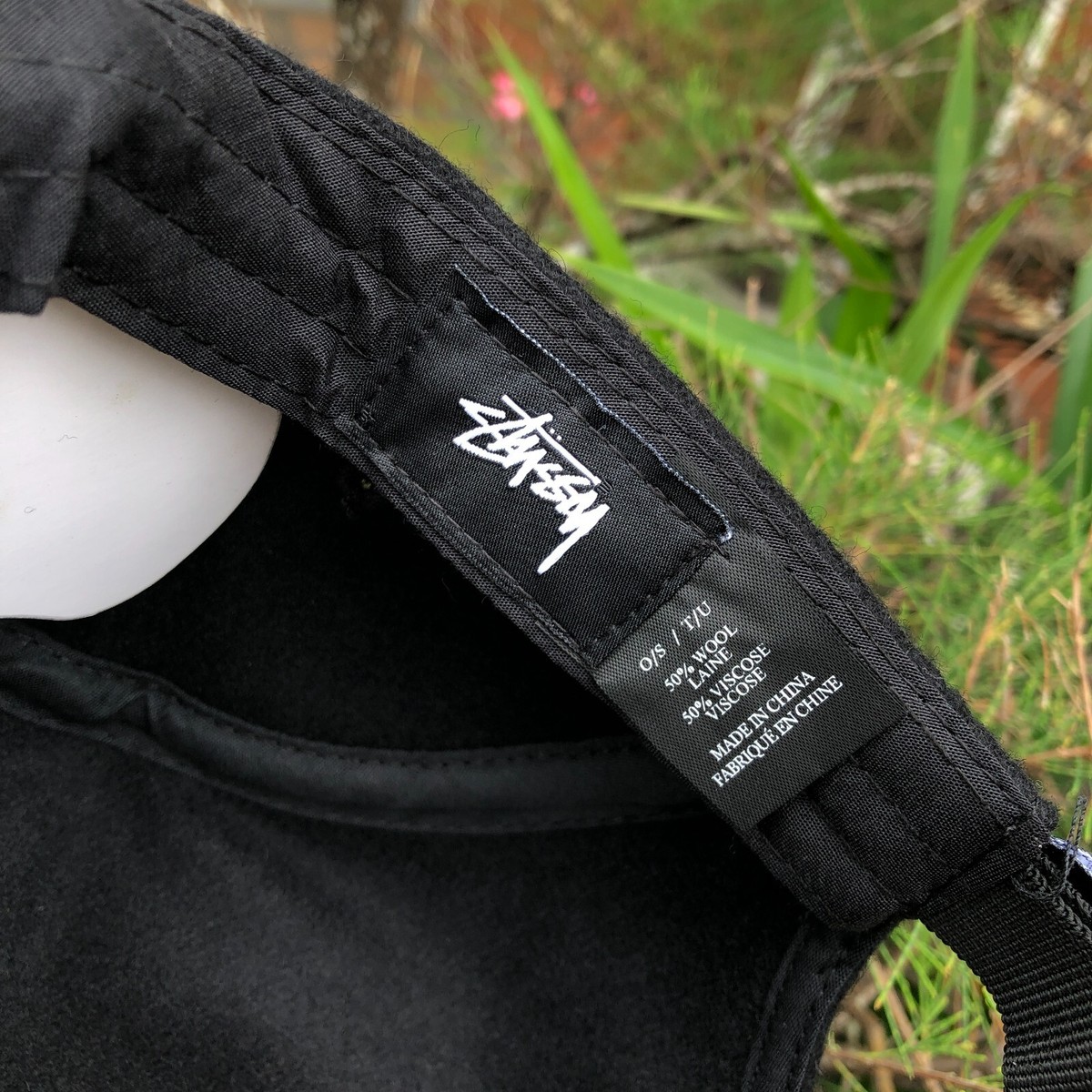 週末セール！stussy logo 5panel cap black s-l400.jpg