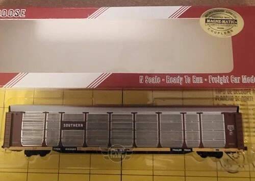 N Red Caboose RM-19204-5 Bi-Level Autorack Southern Rd# 603385 - Image 2 of 2