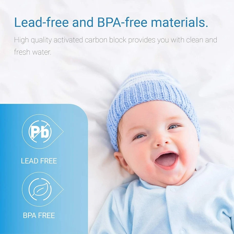 EcoAqua EFF-6013A Water Filter Compatible with GE SmartWater MWF, MWFA MWFAP 3PK - Image 4 of 4