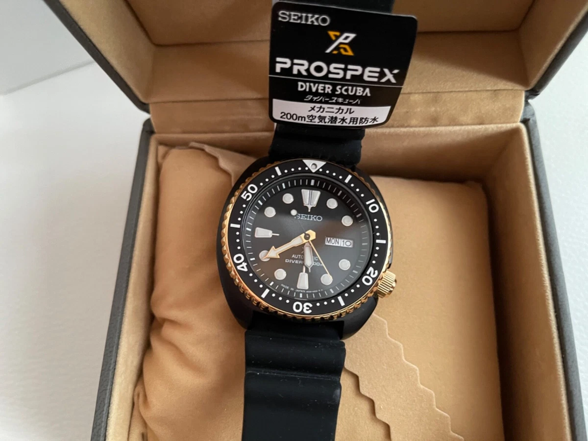 Seiko Prospex schwarzes Zifferblatt Herrenuhr - SBDY004