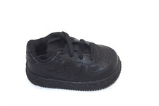 TODDLER NIKE FORCE 1 LOW 307119-001 BLACK/BLACK