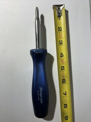 Find SNAP ON TOOLS OLD STYLE HARD BLACK HANDLE REVERSIBLE SCREWDRIVER Part # SSDD 42 In - Foto 10