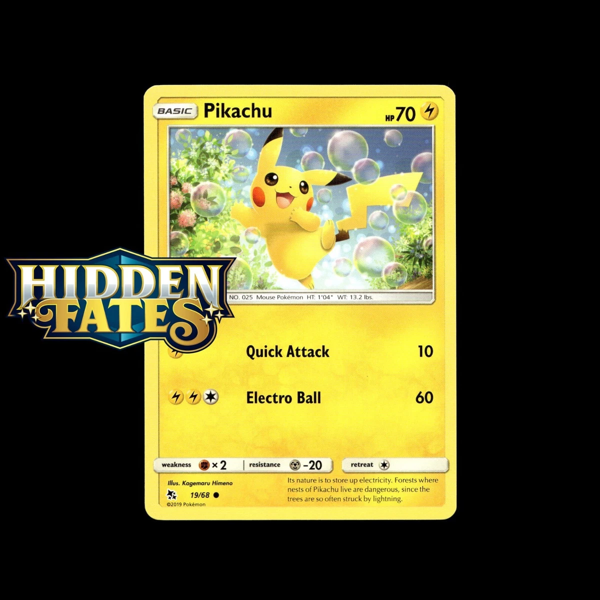 Pikachu Pokémon TCG Individual Collectible Card Game Cards for