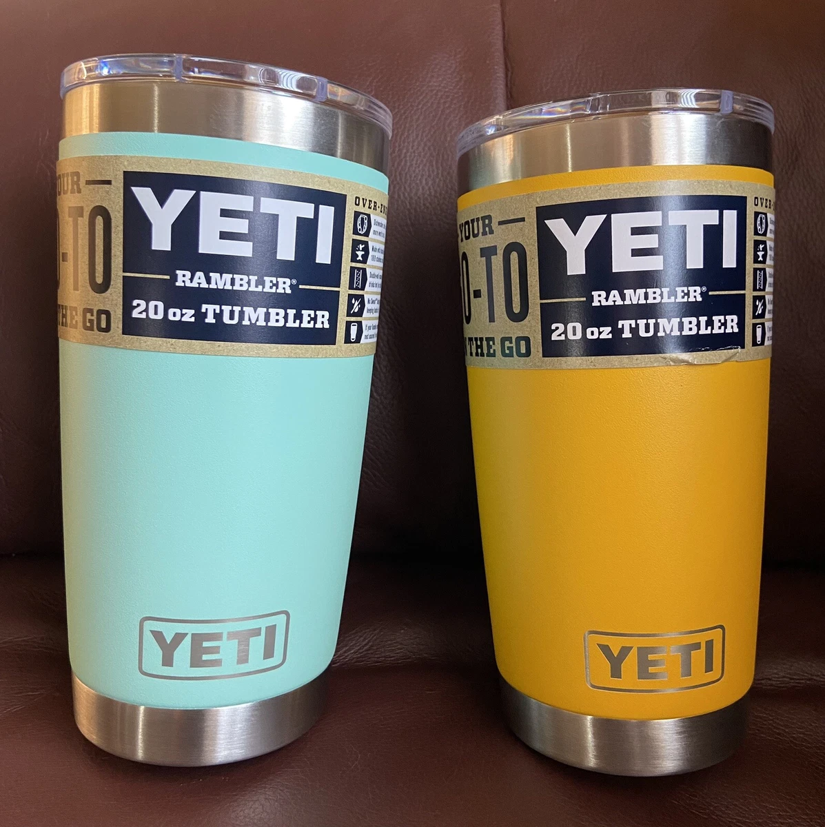 YETI - Rambler 20 oz Tumbler - Seafoam