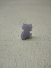 MIB MOSSER GLASS 1-5/8" "PEE WEE"THE BALLOON CLOWN LIGHT PURPLE GLASS