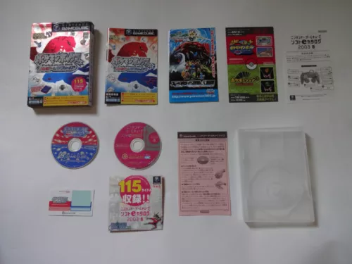 Pokemon Box Ruby & Sapphire Nintendo GameCube GC 2003 w/Box NTSC-J From Japan