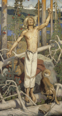 Akseli Gallen-Kallela : Kullervo s Curse : 1899  : Archival Quality Art Print