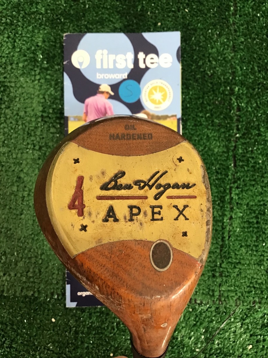 Ben Hogan Apex Persimmon Fairway 4 Wood Stiff Steel Shaft | eBay