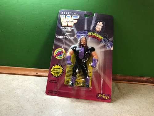 WWF WWE Wrestling Figure NIB JusToys Bend-Ems Unde...