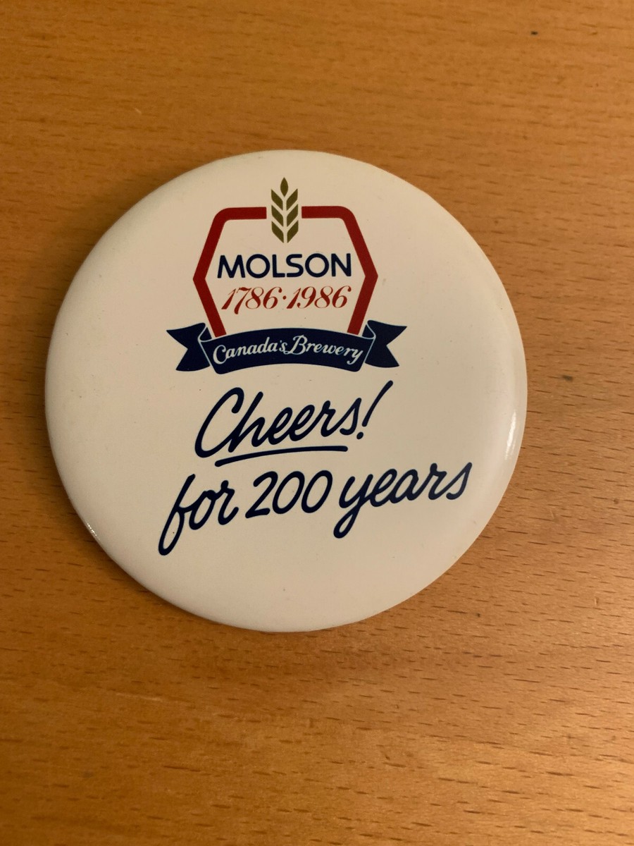 非売品 CHEERS FOR 200YEARS MOLSON 1786-1986 MOLSON 1786 - 1986 CANADA'S BREWERY CHEERS FOR 200 YEAR 2 5