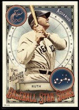 Babe Ruth 2019 Allen and Ginter Baseball Star Signs 5x7 #BSS-18 16/49 Yankees