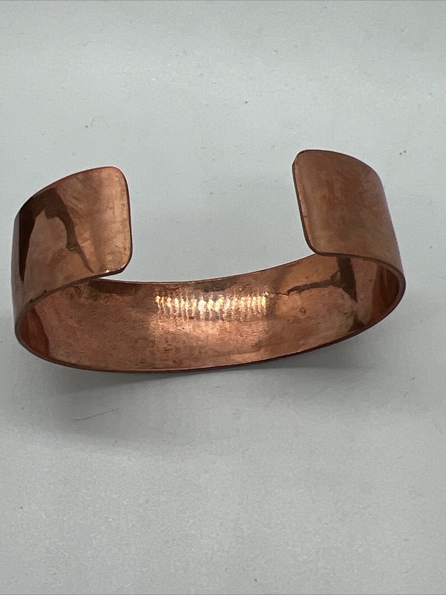 Vintage Navajo Velma Trujillo Stamped Copper 6 Vintage Navajo Velma Trujillo Stamped Copper 6
