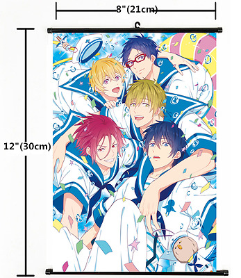 3049 Hot Anime Free Swim club print Poster Wall Scroll cosplay A