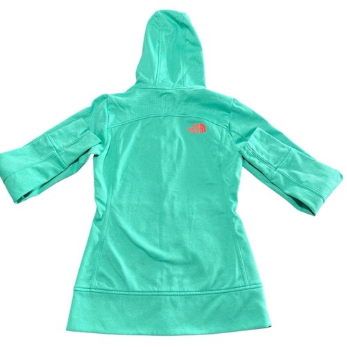 The North Face Hoodie Jacke Damen Small Mintgrün Orange Full Zip Taschen - Bild 5 von 14