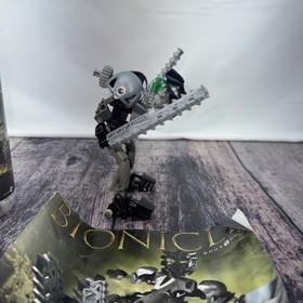 Lego Bionicle: Toa Nuva - Onua Nuva Set #8566 100% Complete w/ Canister & Manual