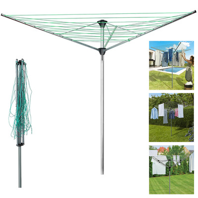 176cm Wäschespinne 30m Wäscheleine Wäscheständer Leine Ständer Spinne trockne DE