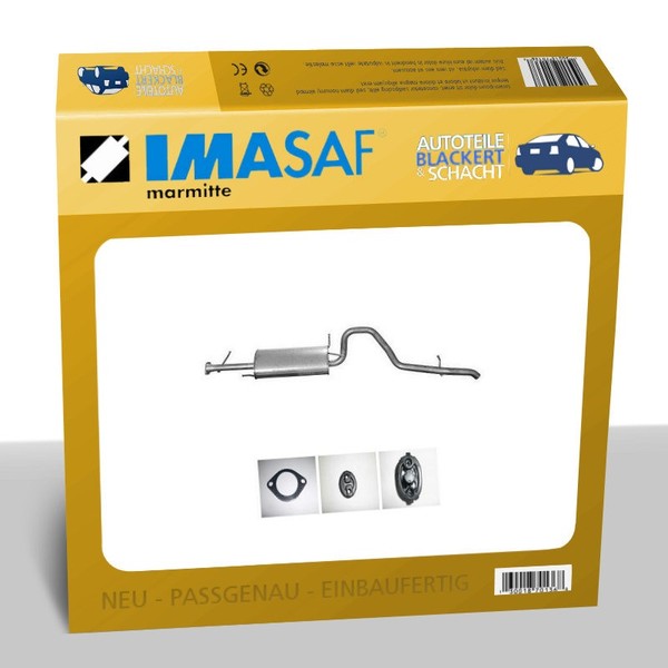 Imasaf ESD Auspuff Endtopf für Suzuki Grand Vitara 2.0 HDI 110 16V 80KW 7/01--image