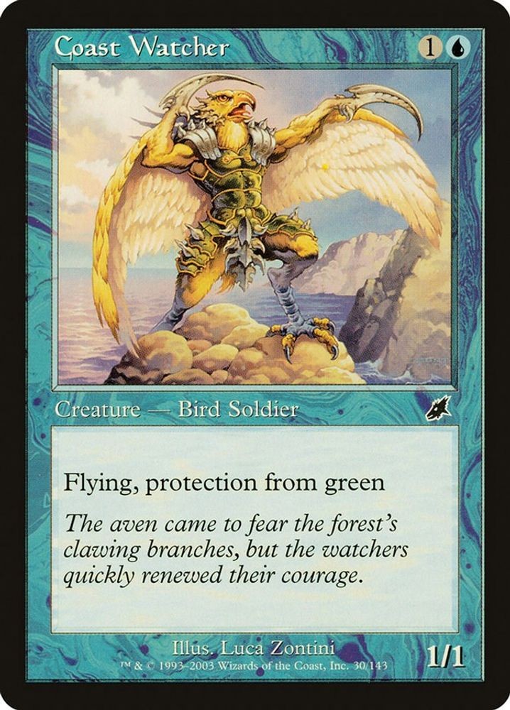 Coast Watcher, Scourge #30 Near Mint MTG C