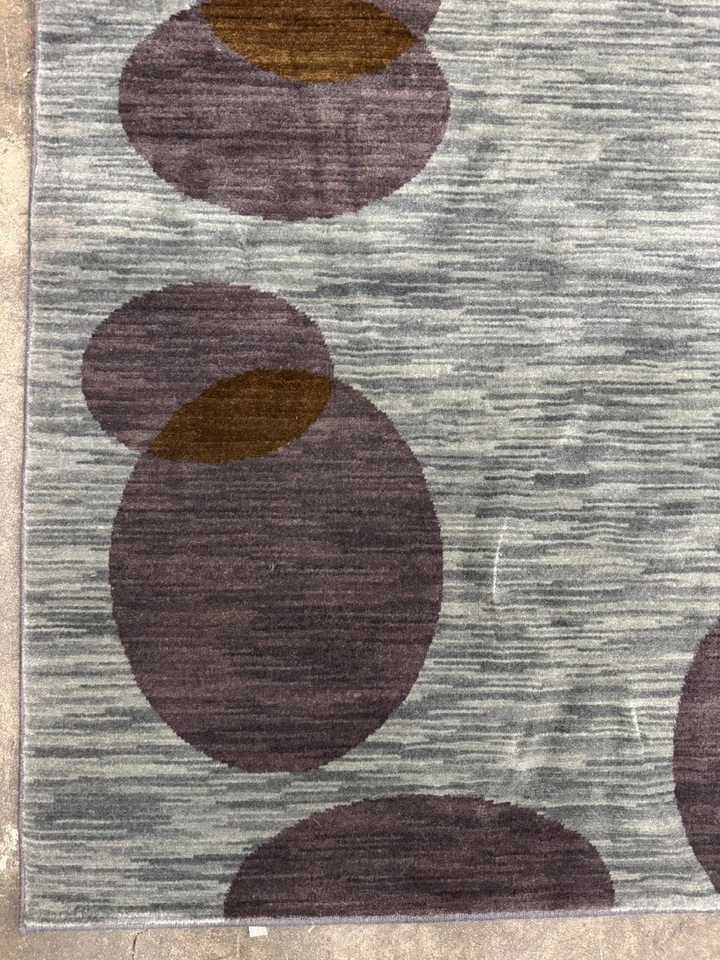 Karastan American Modern Coll. Calder-Quarry Blue 100% New Zealand Wool area rug - Image 3 of 4