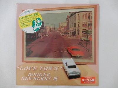 Booker Newberry III Love Town Montage C25Y0062 Japan sealed,promo VINYL LP